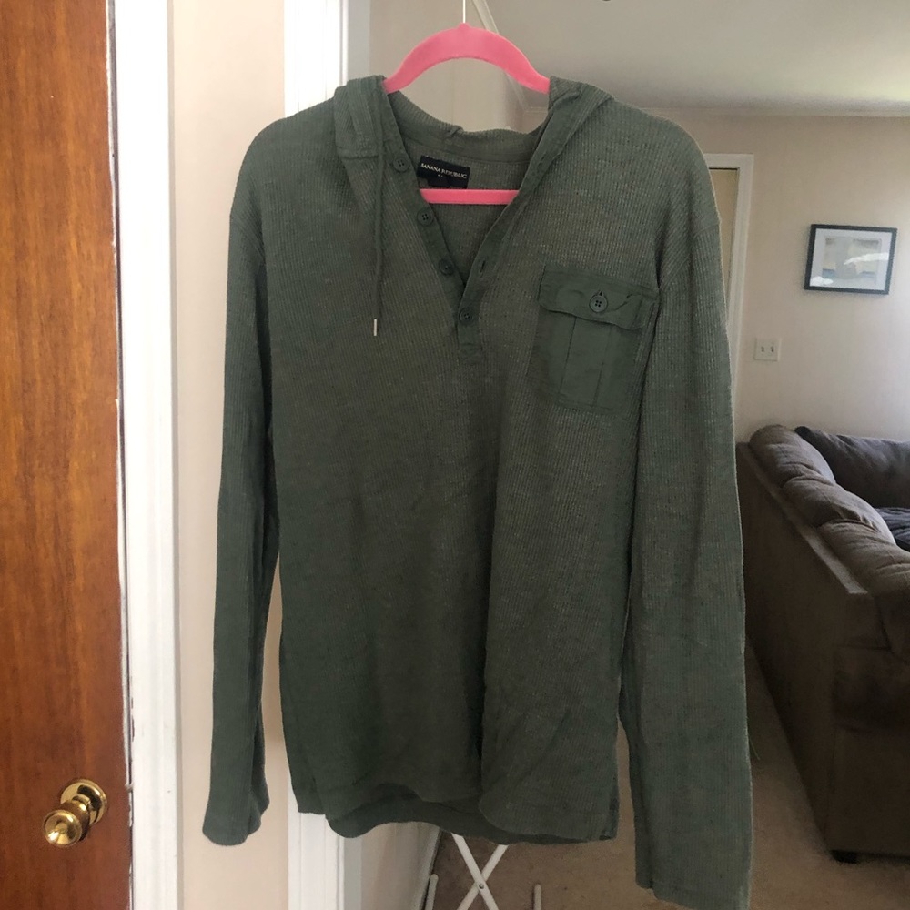 Banana republic hooded long sleeve